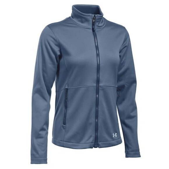 Under Armour ColdGear Infrared Softershell Jacket Blue M - Picture 1 of 8